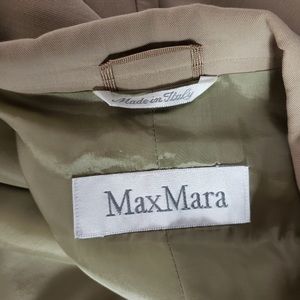 Authentic Max Mara Cream Wool Blazer